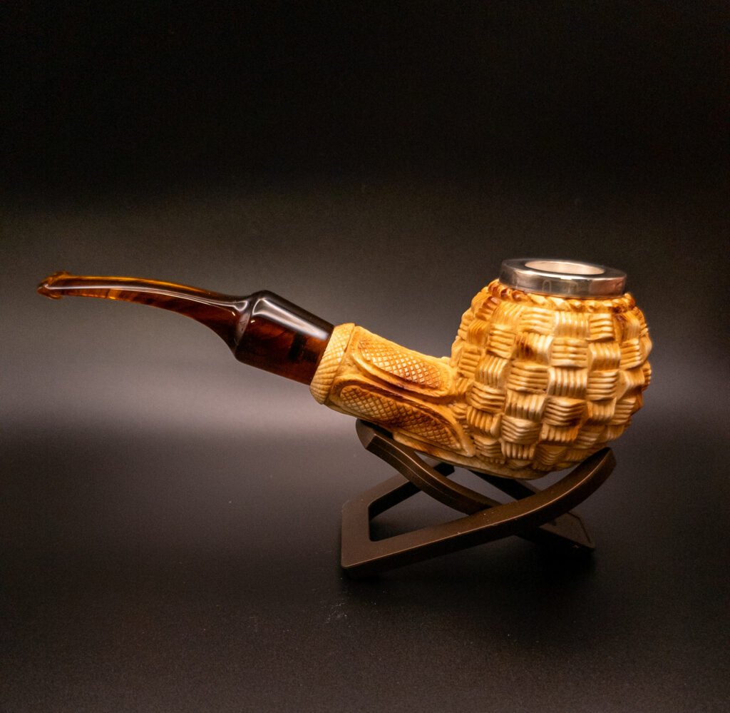 Altinay - Top Silver Wicker Ball Meerschaum